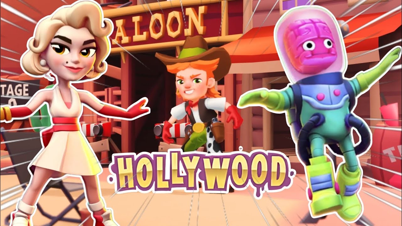 Subway Surfers World Tour: Hollywood gameplay screenshot